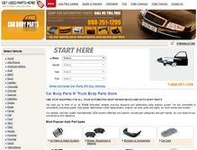 Tablet Screenshot of carbodyparts.net